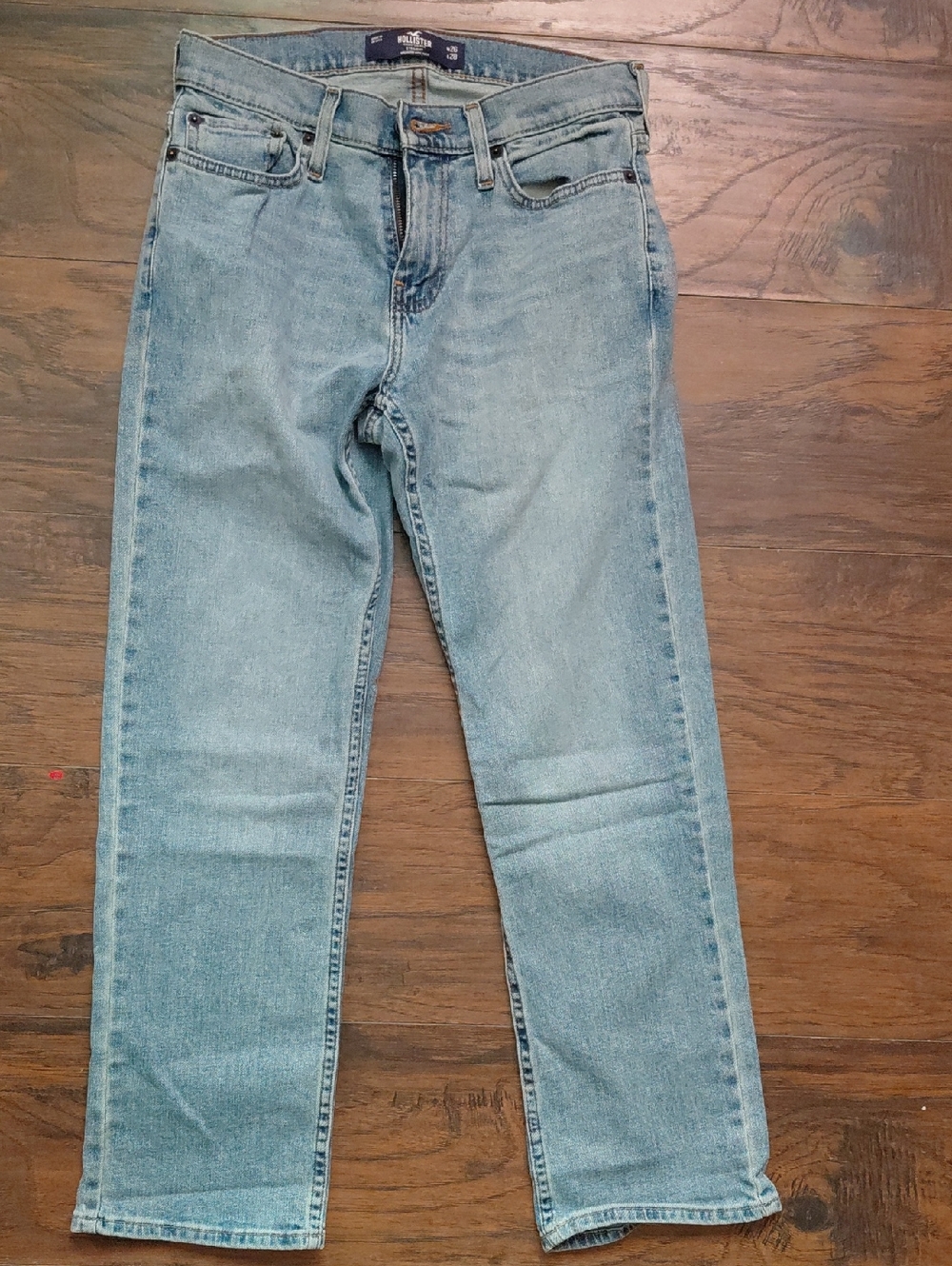 Hollister Light Blue Straight Leg Jeans